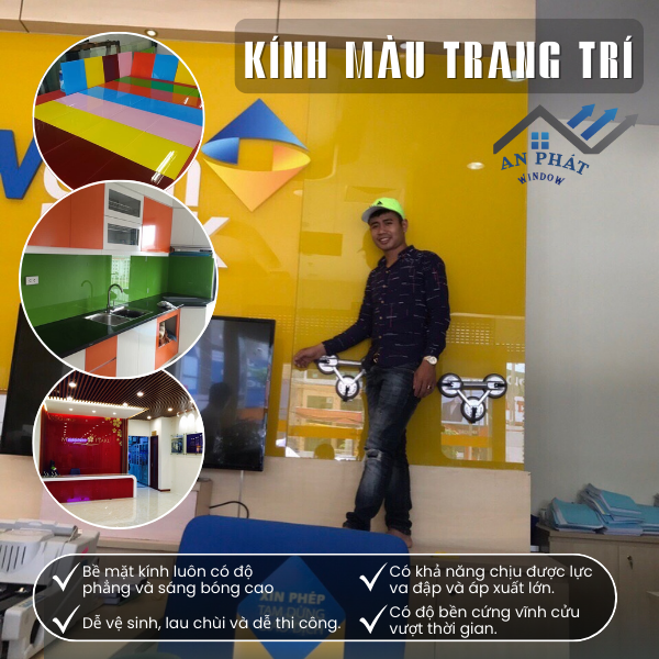 KÍNH MÀU TRANG TRÍ